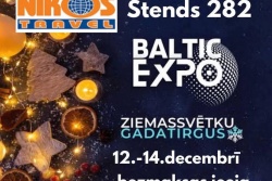 Nikos Travel Ziemassvētku tirdziņā!